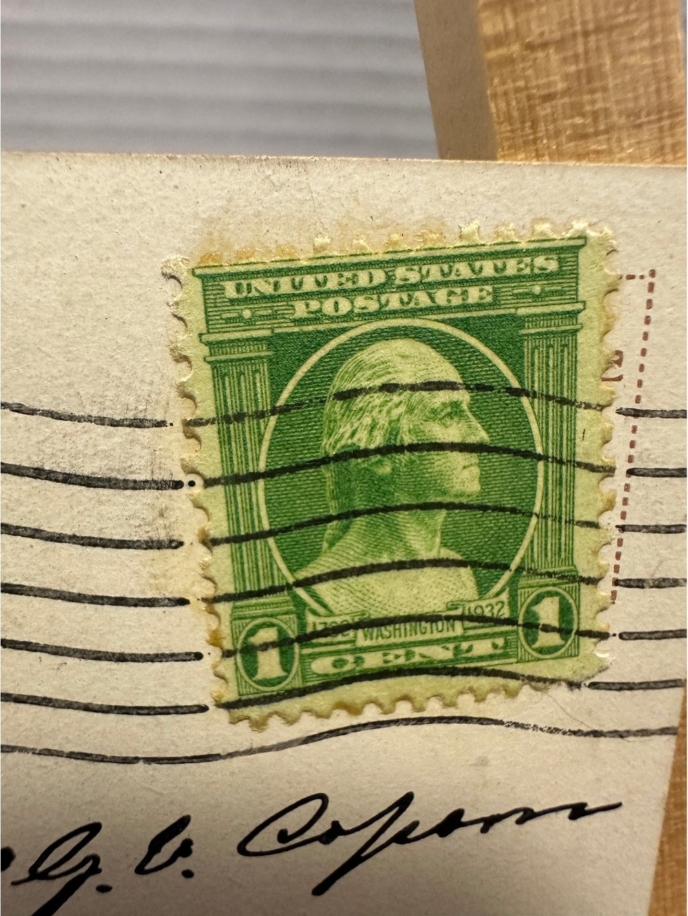 1933 Ancon Hospital Panama Canal Zone vintage postcard Washington stamp - Picture 6 of 6